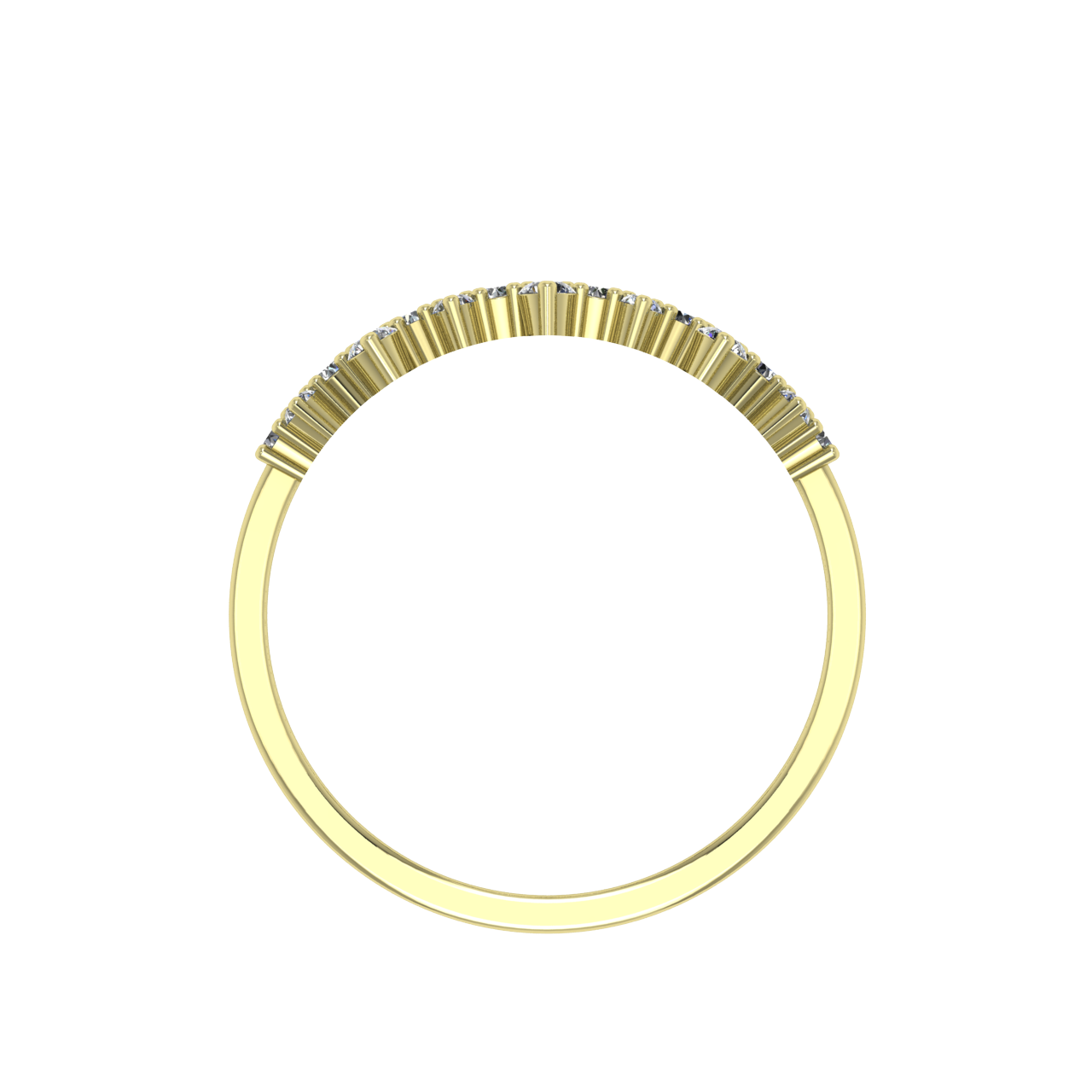 DIAMOND BANDS & STACKABLES STACKABLE  HALFWAY  RINGS & BANDS